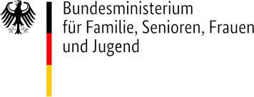 Logo: Bundesministerium für Familie, Senioren, Frauen und Jugend